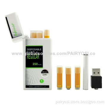 Promotional Electronic Cigarettes, Rechargeable Battery, Blister Packing, 7.8mm Battery